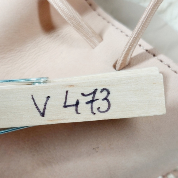 NEW Eileen Fisher Tan Leather Lace Up Back Zip Closed Toe Espadrilles V473 - Picture 11 of 11